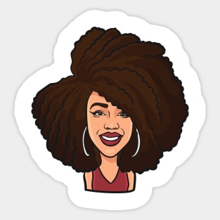 Afro Fabulous Sticker